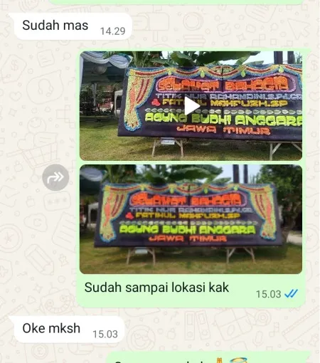 Pengiriman Papan Bunga Kutisari Tenggilis Mejoyo